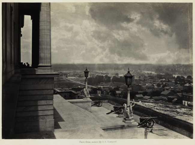 George N. Barnard, Nashville from the Capitol, from Photographic Views of Sherman's Campaign, 1864; albumen print; 10 1/8 x 14 1/8 in. (25.72 x 35.88 cm); Collection of the Sack Photographic Trust